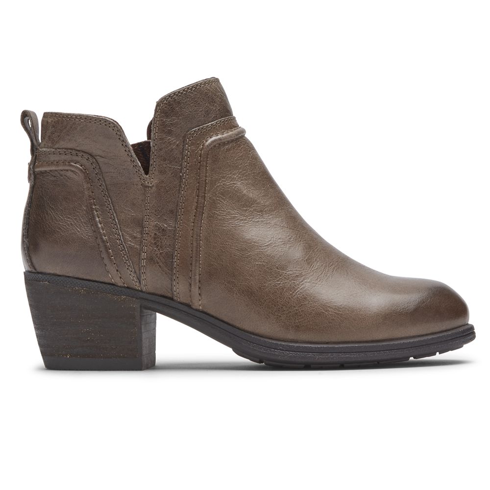 Ghete Rockport Dama Cobb Hill Anisa V-Cut Ciocolata - Romania 3802-ROXDW